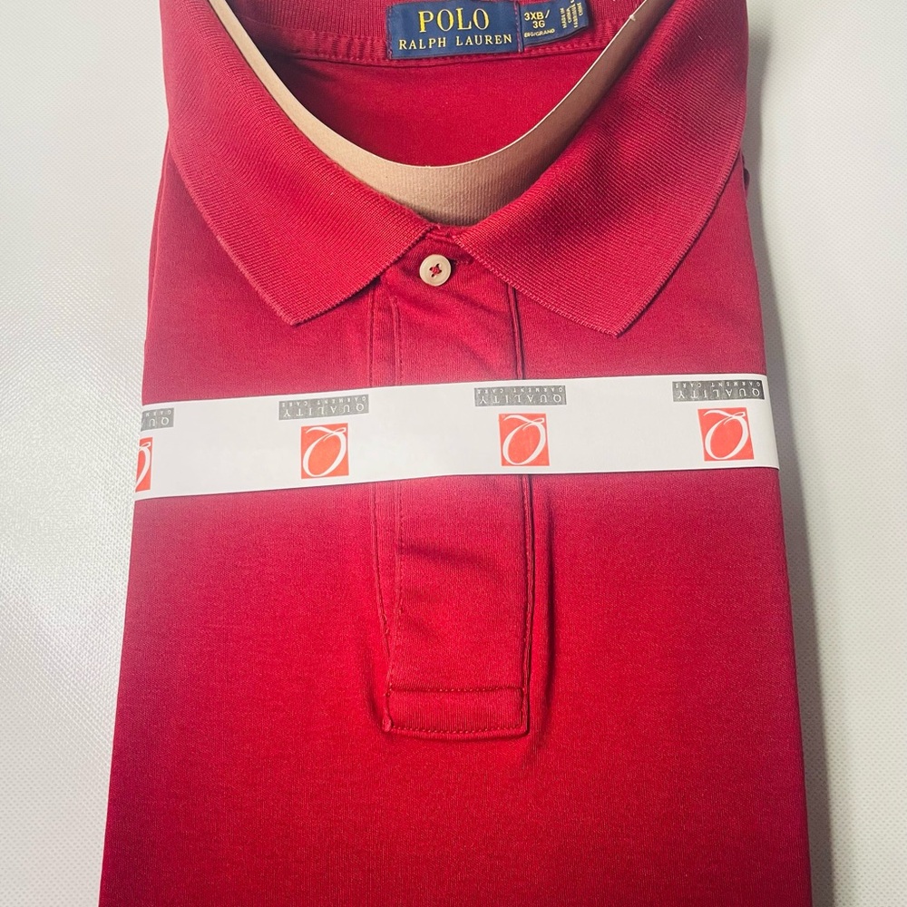 Ralph Lauren Classic Crimson Polo with Chest Pocket